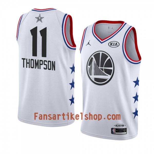 Golden State Warriors Trikot Klay Thompson 11 2019 All-Star Jordan Brand Weiß Swingman - Herren